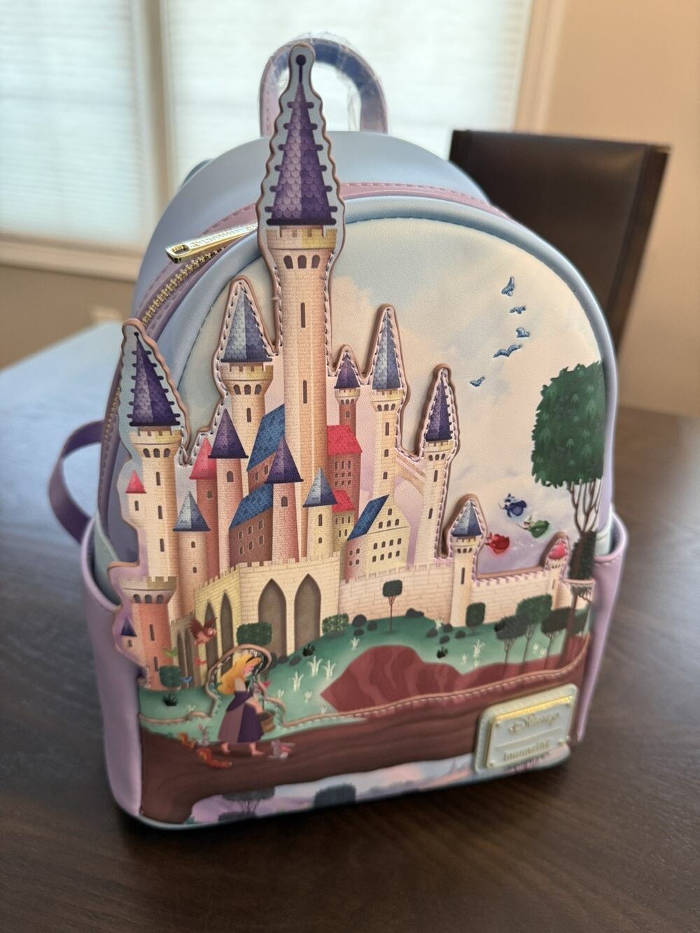 Loungefly Disney Sleeping Beauty Castle Mini Backpack NWT